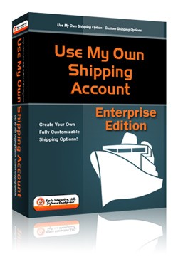 Custom Shipping Option - Use My Own Shipping Account